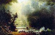 Albert Bierstadt Puget Sound, Pacific Coast oil painting picture wholesale